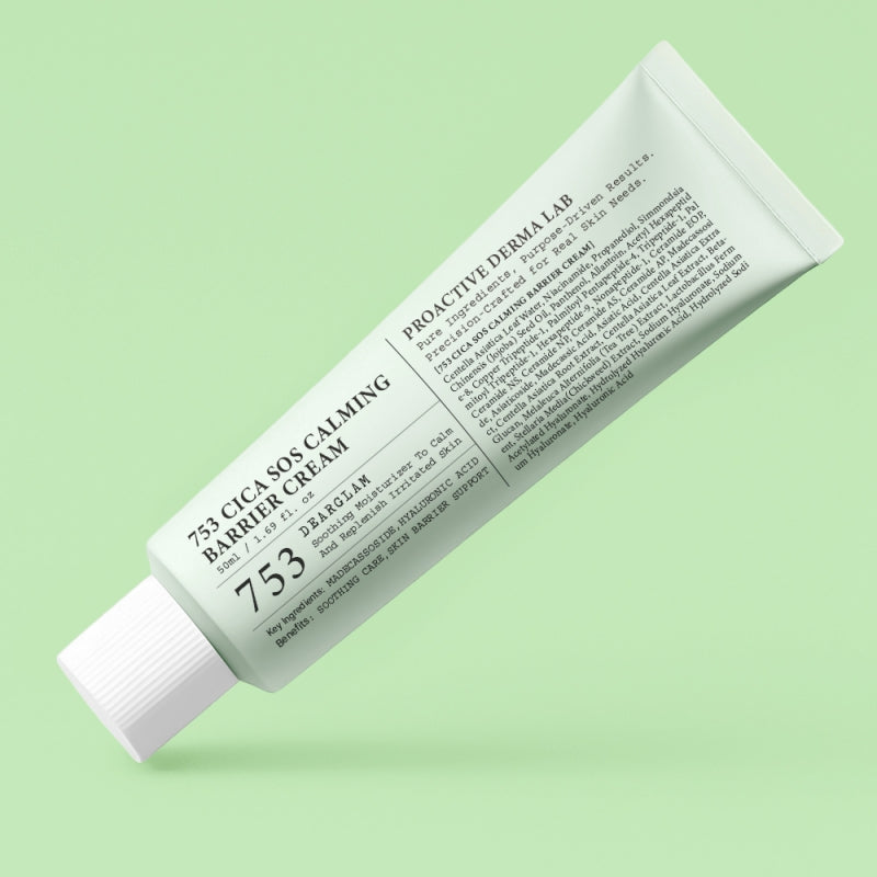 753 Cica Sos Calming Barrier Cream - DEARGLAM